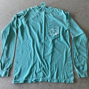 Teal Ivory Ella Long Sleeve